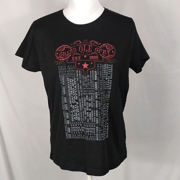 Grand Opry Rhinestone Studded Woman's Tee - Picture 1 of 8